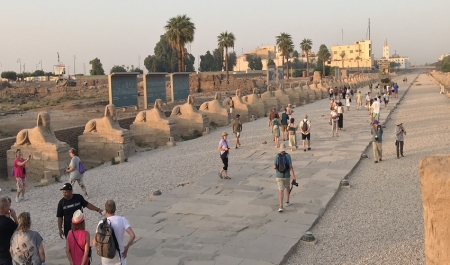 Temple de Louxor, route des Béliers