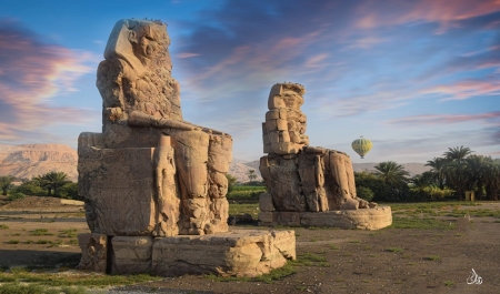 Colosses de Memnon, Louxor