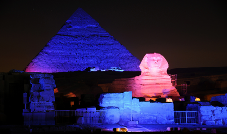 Sound and Light Show at Pyramids