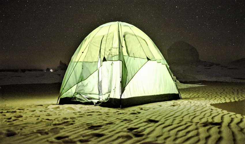 Camping in Bahariya
